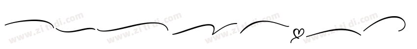 agustine script字体转换